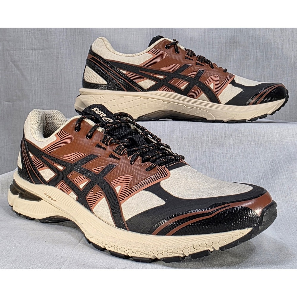 Asics Gel-Terrain Coffee Black Running Shoes 1203A342 Mens 8.5 Sneakers